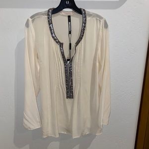 NWT- Plenty by Tracy Reese Ivory Tunic